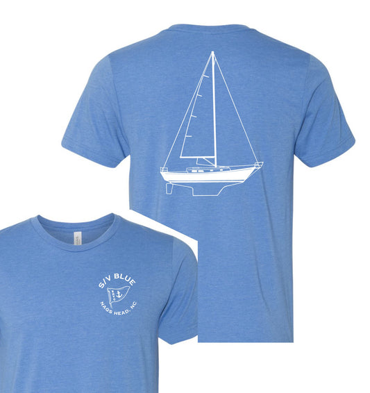 S/V Blue - 3 Custom Short Sleeve Shirts