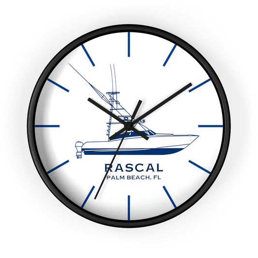 Custom Boat Wall Clock, 10" kitchen clock, office clock, unique boater gift