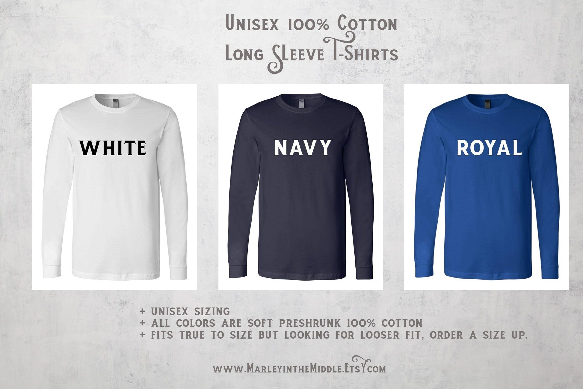 Long Sleeve Color Options