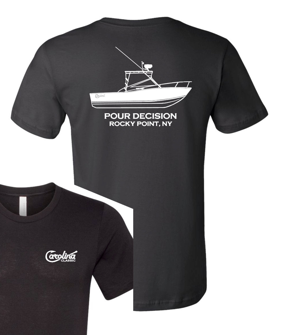 Custom Boat Line Drawing Short Sleeve Tee Shirt