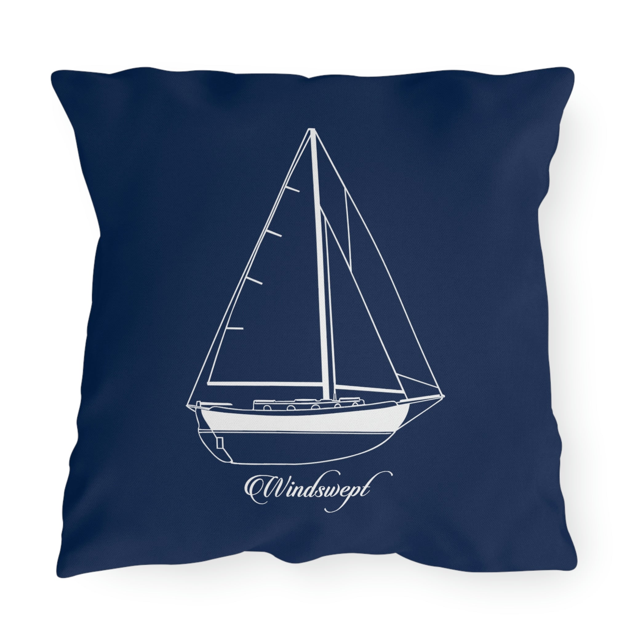 Custom boat outlet pillows